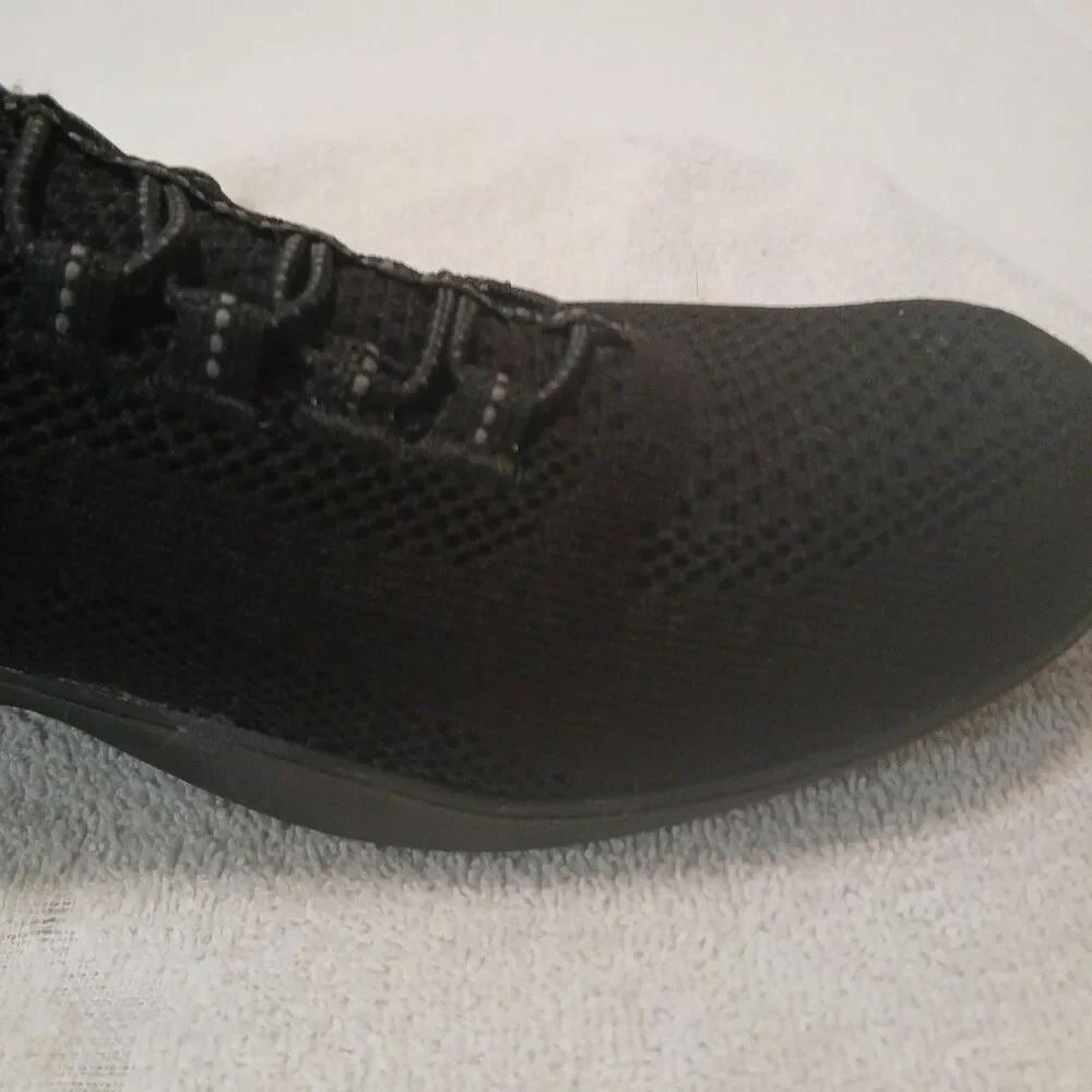 Skechers Shoes Slip On Black Stretch Fit Air Cooled Memory Foam Womens SZ 10 NEW